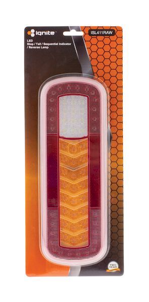 Ignite LED Stop/Tail/Seq Ind/Rev/Fog Lamp 10-30v 500mm Lead