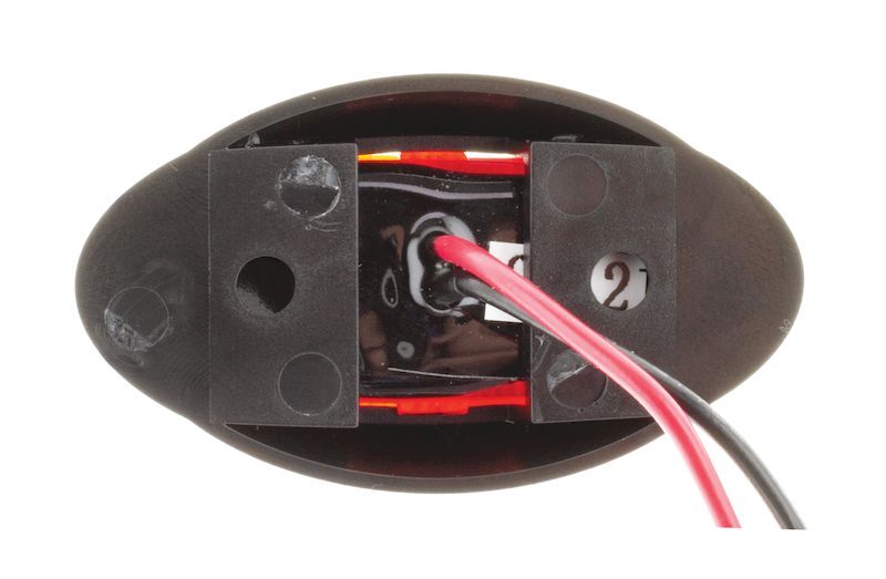 Ignite LED Marker Lamp Red/Amber 10-30v 250mm Lead