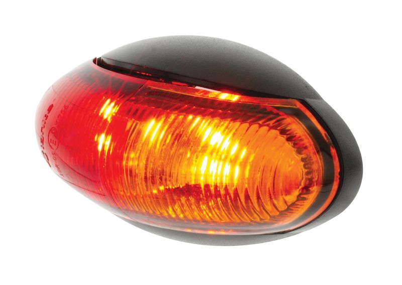 Ignite LED Marker Lamp Red/Amber 10-30v 250mm Lead