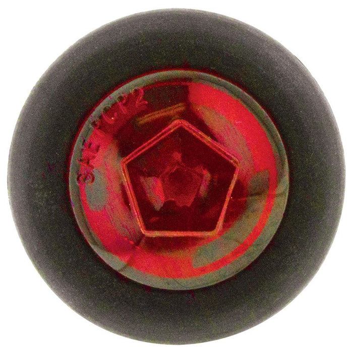 Ignite LED RED REAR POSITION MARKER LAMP 12V W/ RUBBER HOUSING 28mm x 25mm
