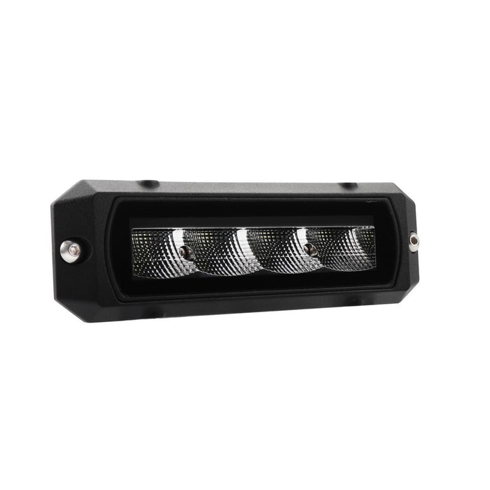 HULK 4X4 RCTNGLE LED WORKLAMP / REVERSE LMP 80x60Deg 9-36V 24W 4 LEDs BLK HSNG 3,200Lmns