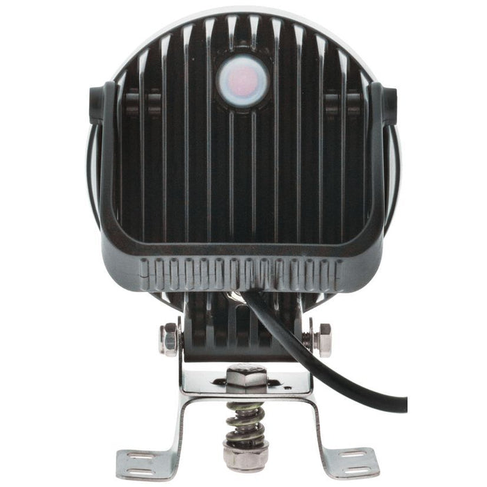 Ignite 5.2" Round LED Worklamp With Handle & Switch, 9-36V, 27W, 9 x LEDs, 2,250 Lumens Spot Beam