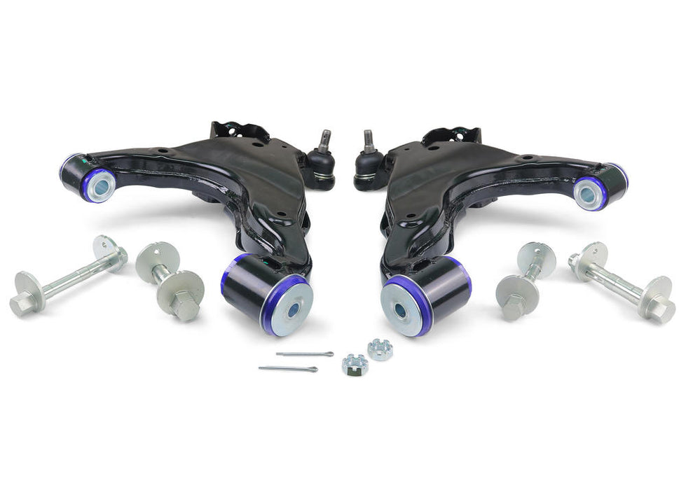 Fulcrum Suspensions Front Lower Standard Control Arm Kit including Ball Joints to suit Toyota Prado 150 Series 2010-on (KDSS vehicles)