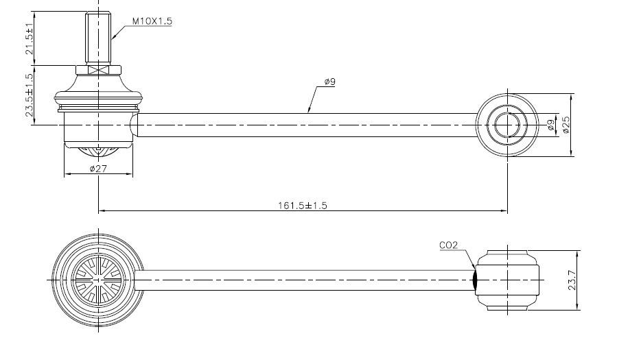 Fulcrum Suspensions Sway Bar Link to suit BMW