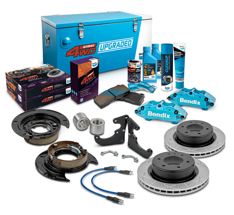 Fulcrum Suspensions Rear 0" Big Brake Upgrade Kit to suit Ford Ranger PX I, PX II & PX III with 4-Pot Caliper & 18" or larger wheels
