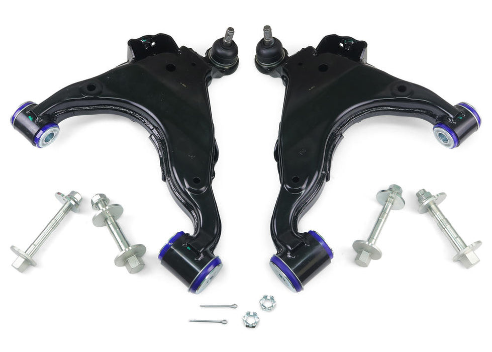 Fulcrum Suspensions Front Lower Standard Control Arm Kit including Ball Joints to suit Toyota Prado 150 Series 2010-on (KDSS vehicles)