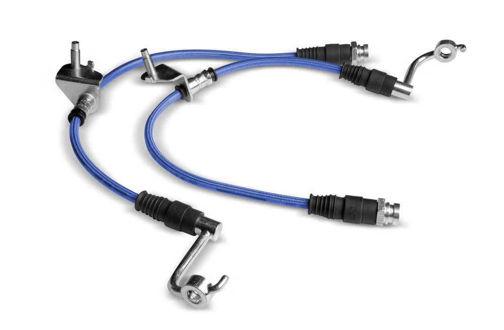 Fulcrum Suspensions Front Brake Hose Kit to suit Isuzu D-Max 2007-2020 & Holden Colorado RG 2012-2020 - Raised height 2" Lift (Flat in-hub rotor with VSC)