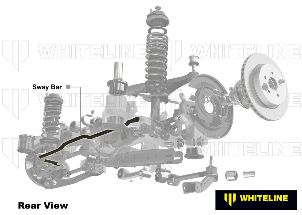 Fulcrum Suspensions Rear Sway Bar - 24mm 2 Point Adjustable to Suit Honda Civic VII Gen and Integra DC5