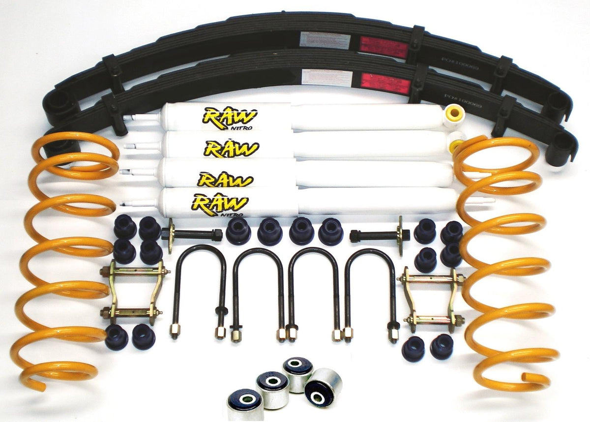 Terrano 2 LWB 2" / 50mm Black Raptor Suspension Lift Kit For Nissan