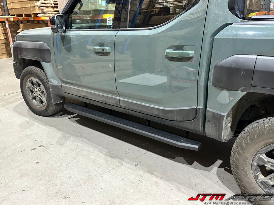 Heavy Duty Steel Black Off road Side Steps to suit Kia Tasman 2025+