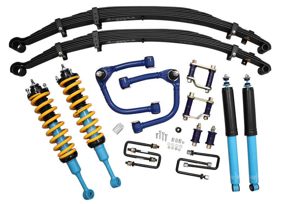 2 Inch 50mm Formula 4x4 Lift Kit with Height Adjustable ReadyStruts to suit Toyota Hilux GUN 2022-on Rogue (wide-body) variants & GR Sport 2023-on