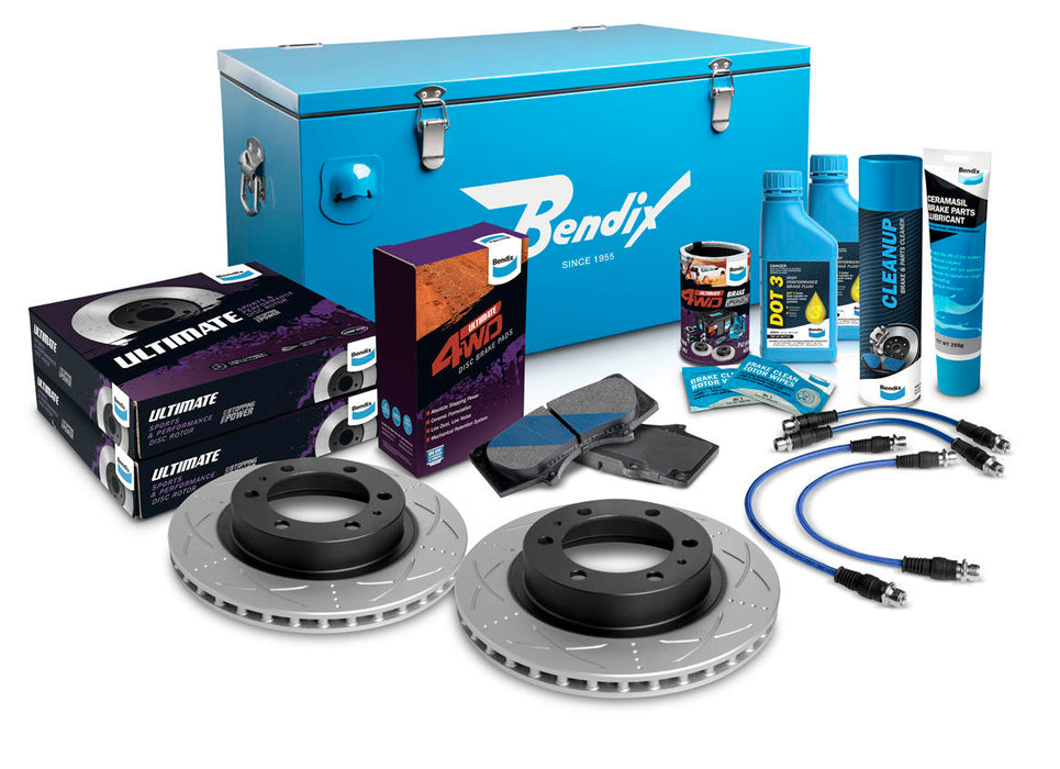 Fulcrum Suspensions Front 0" Brake Upgrade Kit to suit Toyota Hilux GGN/GUN125 &126 2015-on with 319mm rotor & VSC