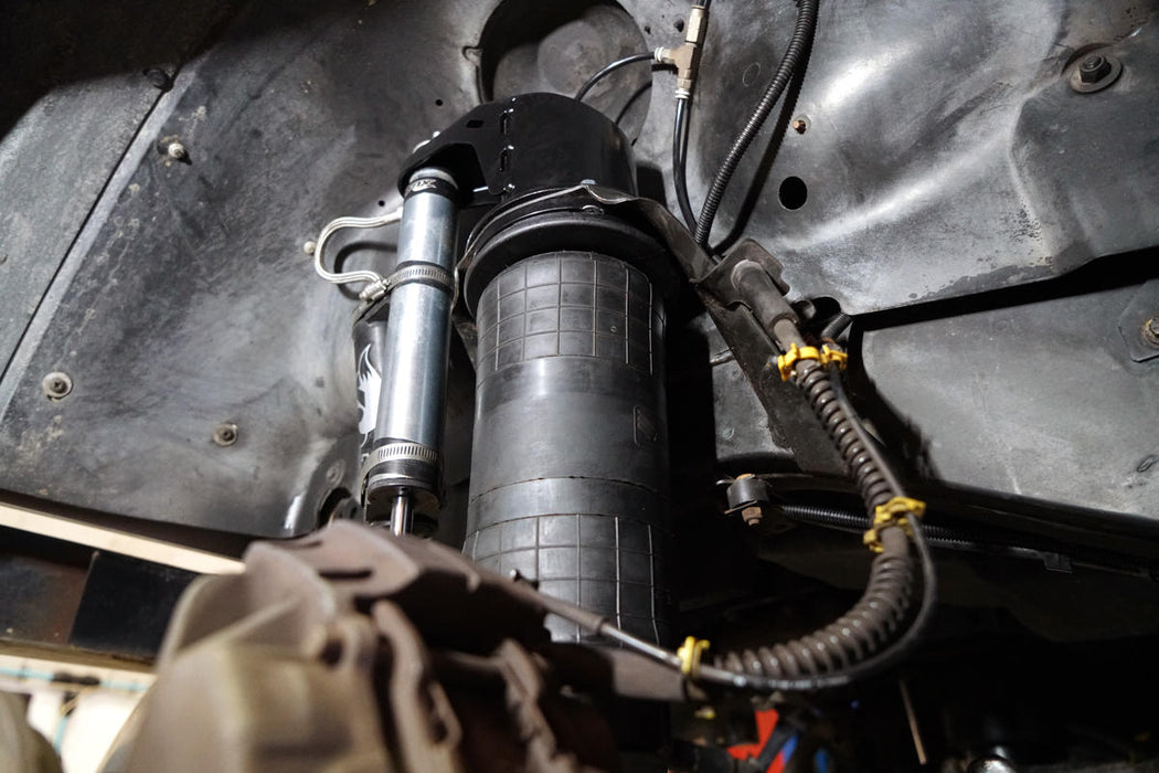Fulcrum Suspensions Full Air Suspension Kit Metric Tubing to suit Land Rover Defender 110 & 130 90-16 - standard height