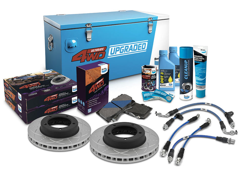 Fulcrum Suspensions Front 0" Brake Upgrade Kit to suit Toyota Land Cruiser 100 Series 1998-2007 without VSC