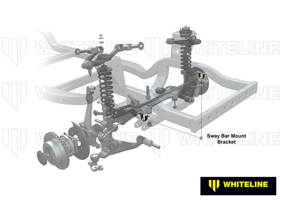 Fulcrum Suspensions Front Sway Bar Mount - Relocation Spacer Kit to Suit Toyota Land Cruiser Prado 150 Series