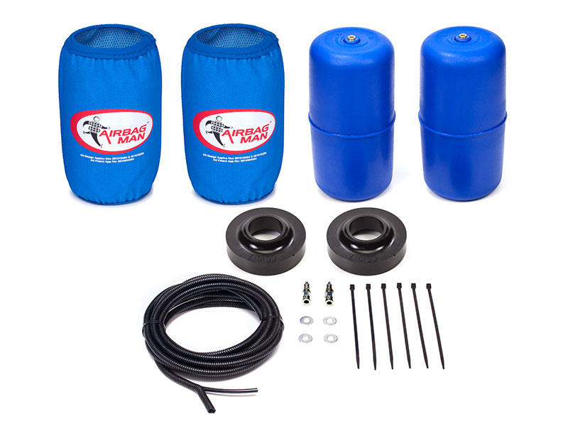 Fulcrum Suspensions Coil Rite High Pressure Airbag Kit to suit FORD EVEREST UA 07/15-21 20-30mm Raised & EVEREST UB / P704 22-23 std height
