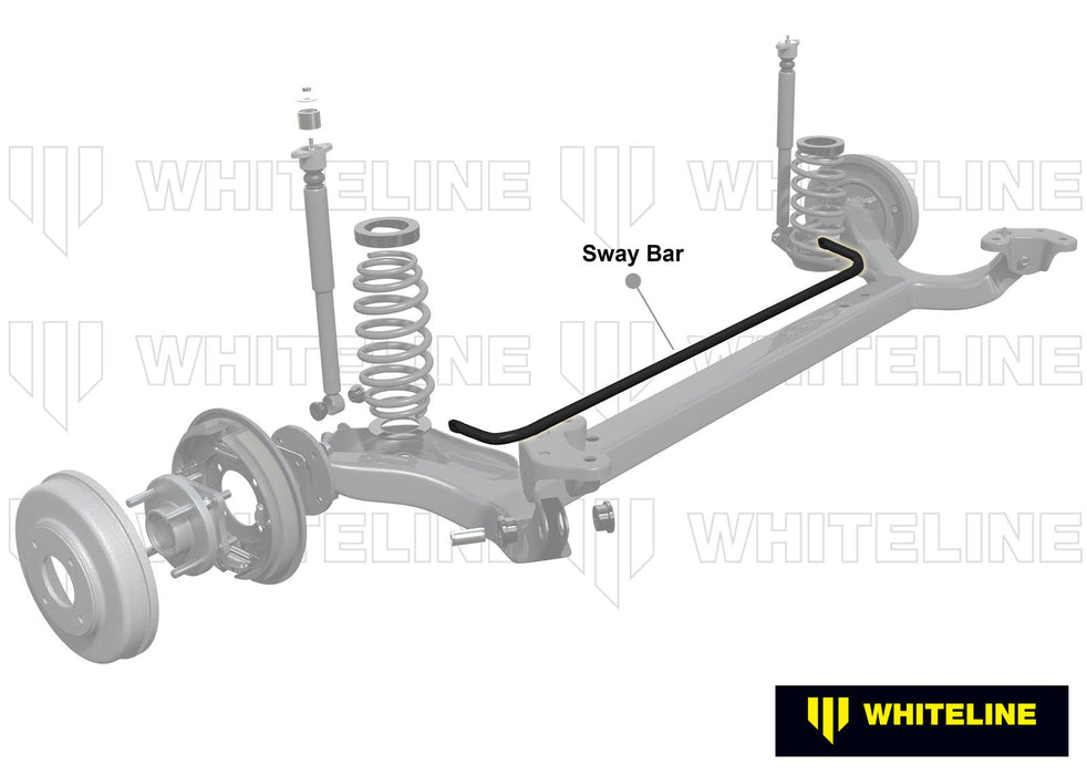 Fulcrum Suspensions Rear Sway Bar - 24mm 4 Point Adjustable to Suit Holden Astra TS, AH and Zafira TT