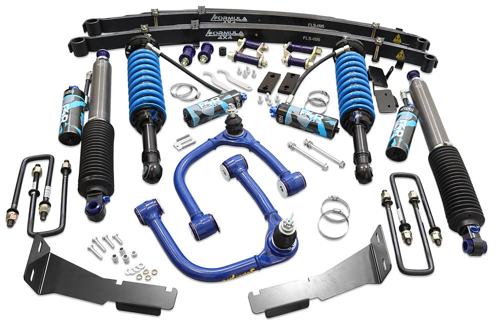 2-3 Inch Adjustable Formula 4x4 F4R Lift Kit to suit Toyota Hilux GGN, GUN Rogue Wide-Body & GR Sport 2022-on