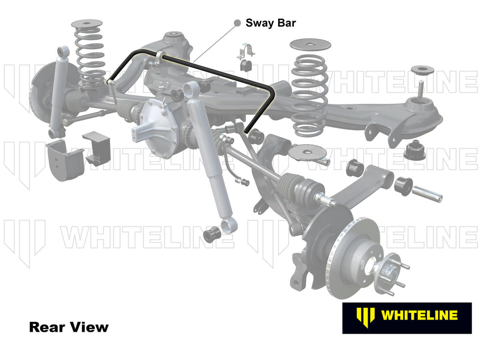 Fulcrum Suspensions Rear Sway Bar - 20mm Non Adjustable to Suit Holden Commodore VN-VS and HSV