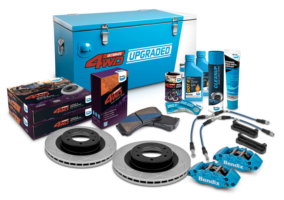 Fulcrum Suspensions Front 0-2" Big Brake Upgrade Kit to suit Ford Ranger PX I, PX II & PX III with 18" or larger wheels