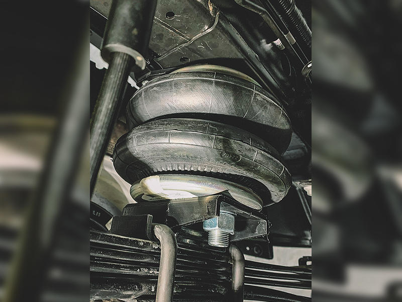 Fulcrum Suspensions Ride Rite Airbag Kit to suit Ford Ranger PY / P703 & VW Amarok 4x4 2022-on up to 50mm lift