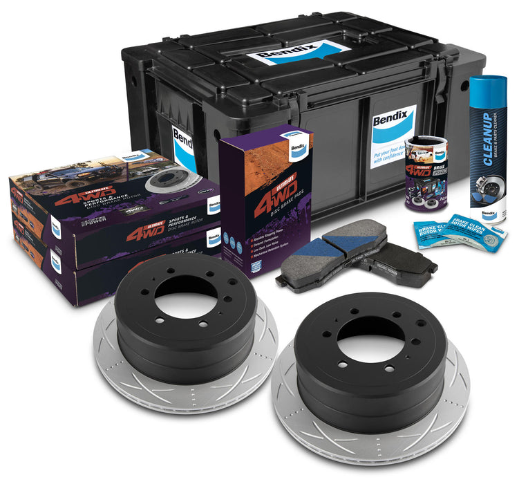 Fulcrum Suspensions Rear Brake Upgrade Kit to suit Toyota Land Cruiser 80 Series 1990-1997