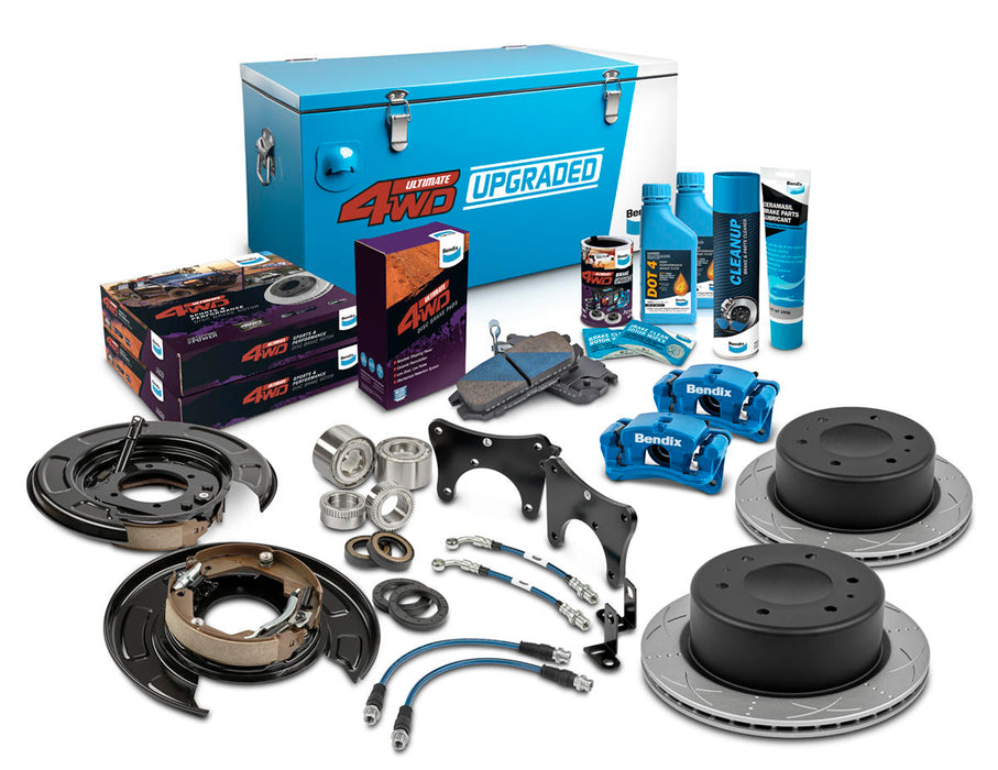 Fulcrum Suspensions Rear 0" 4WD Drum Upgrade Kit to suit Mitsubishi Triton MQ, MR 2015-on requires 15" wheels or larger
