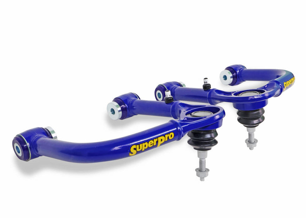 Fulcrum Suspensions Front Fixed Offset Upper Control Arm Assembly including Ball Joints to suit Ford Ranger PY / P703 4x4 with Steel Steering Knuckles
