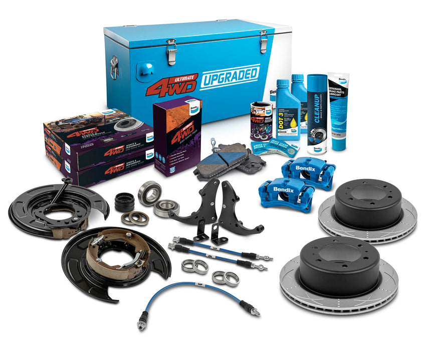 Fulcrum Suspensions Rear 0-2" 4WD Drum Upgrade Kit to suit Toyota Hilux KUN26 to 07/2008 requires 15" wheels or larger & no VSC