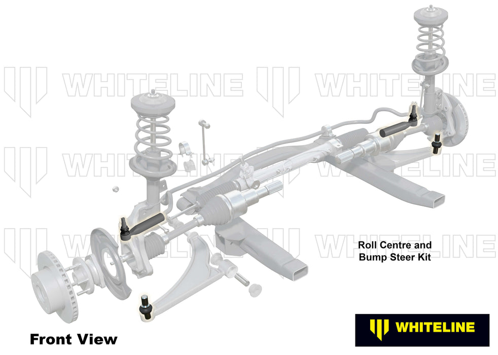 Fulcrum Suspensions Front Roll Centre/Bump Steer - Correction Service Kit to Suit Whiteline KCA313