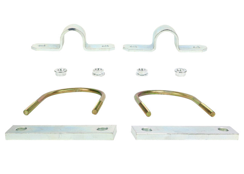 Fulcrum Suspensions Universal Sway Bar Mount - Saddle Kit U-Bolt Style to suit Ford 9" Diff 95x130mm
