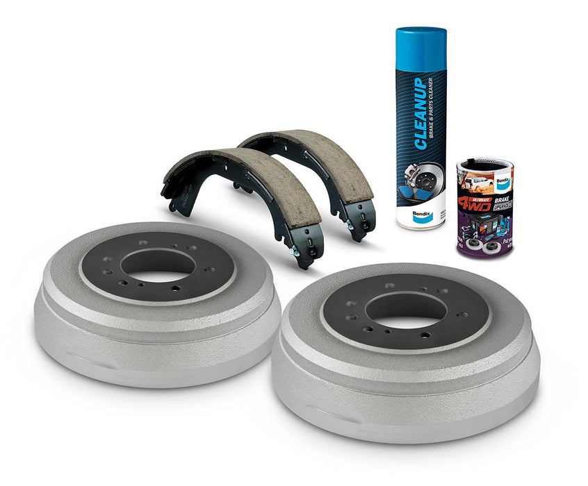 Fulcrum Suspensions Rear 4WD Drum Upgrade Kit to suit Nissan Navara D22 1997-2015
