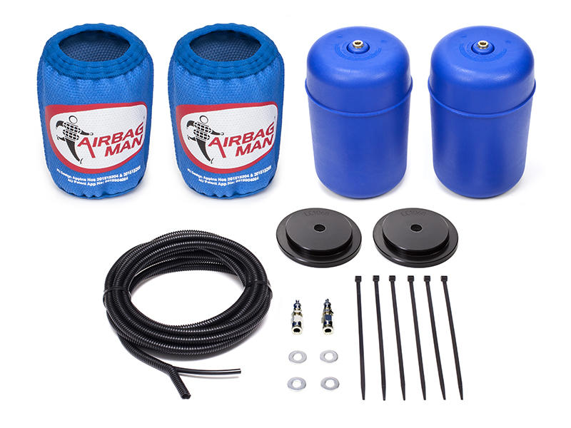 Fulcrum Suspensions Coil Rite High Pressure Airbag Kit to suit GWM TANK 300, TOYOTA FJ CRUISER, LAND CRUISER 80, 100 & 105 & PRADO 120, 150 Raised