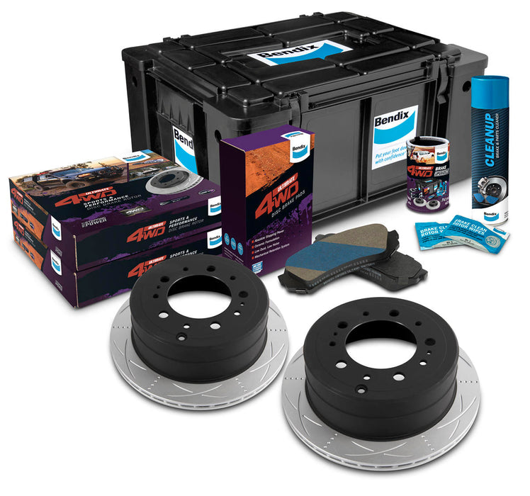 Fulcrum Suspensions Rear Brake Upgrade Kit to suit Toyota Land Cruiser 100 Series 1998-2007