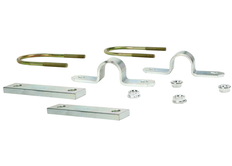 Fulcrum Suspensions Universal Sway Bar Mount - Saddle Kit U-Bolt Style to suit Ford 9" Diff 95x130mm
