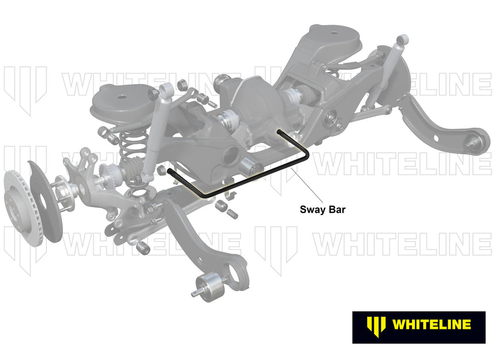 Fulcrum Suspensions Rear Sway Bar - 27mm 2 Point Adjustable to Suit Mazda3 MPS BK, BL