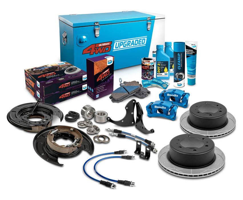Fulcrum Suspensions Rear 2" 4WD Drum Upgrade Kit to suit Toyota Hilux KUN26 to 2008 & GGN25 08/2008-2015 requires 15" wheels or larger, with VSC