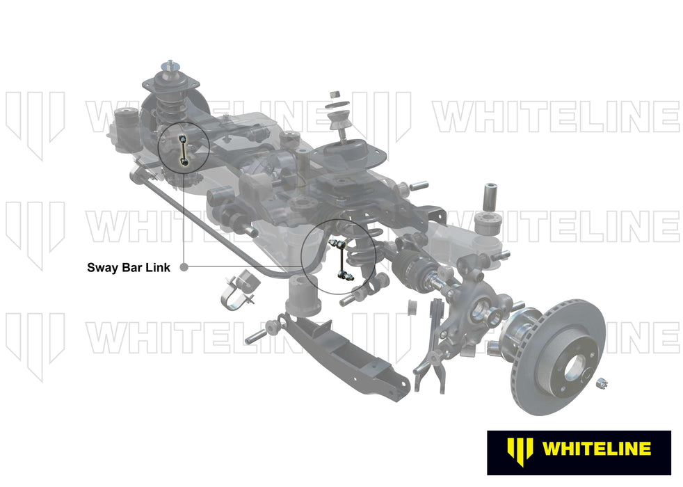 Fulcrum Suspensions Universal Sway Bar Link - Adjustable Ball Style - 12mm Ball Stud 330-355mm