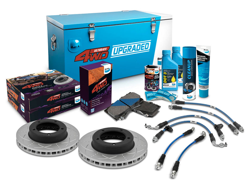 Fulcrum Suspensions Front 2" Brake Upgrade Kit to suit Toyota Land Cruiser 100 Series 1998-2007 with VSC