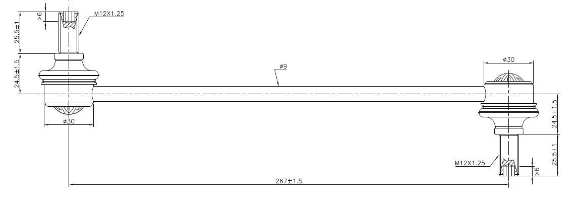 Fulcrum Suspensions Front Sway Bar Link to suit Hyundai iX35 & Kia Sportage