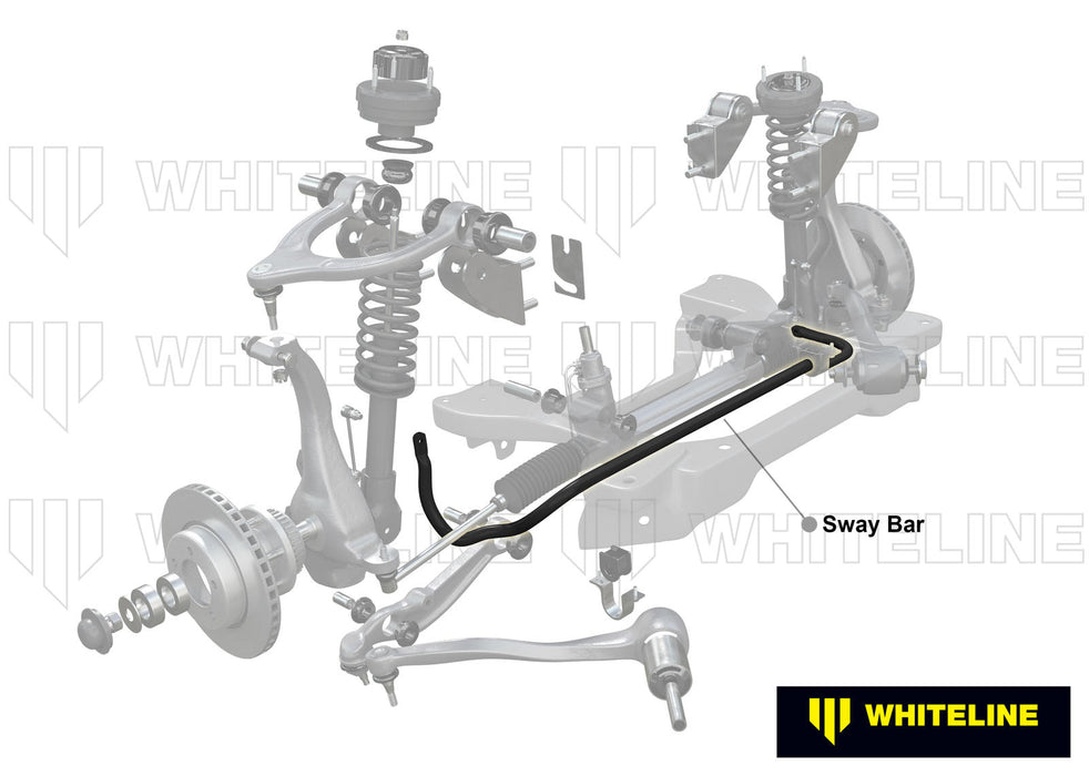 Fulcrum Suspensions Front Sway Bar - 33mm 4 Point Adjustable to Suit Ford Falcon FG, FGX and FPV