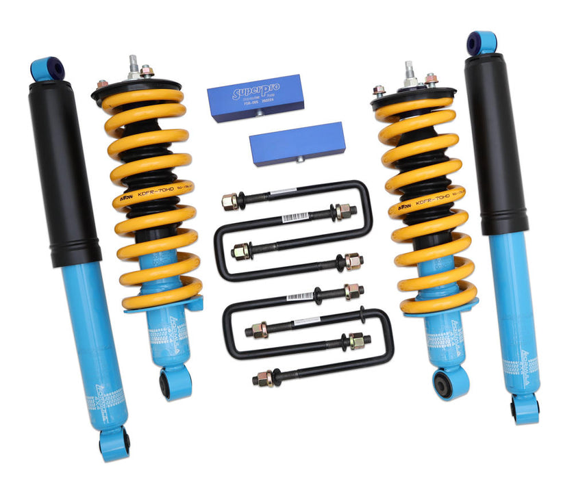 Fulcrum Suspensions 2 Inch 50mm Formula 4x4 Core Lift Kit with ReadyStruts to suit Nissan Navara D40 2005-2015