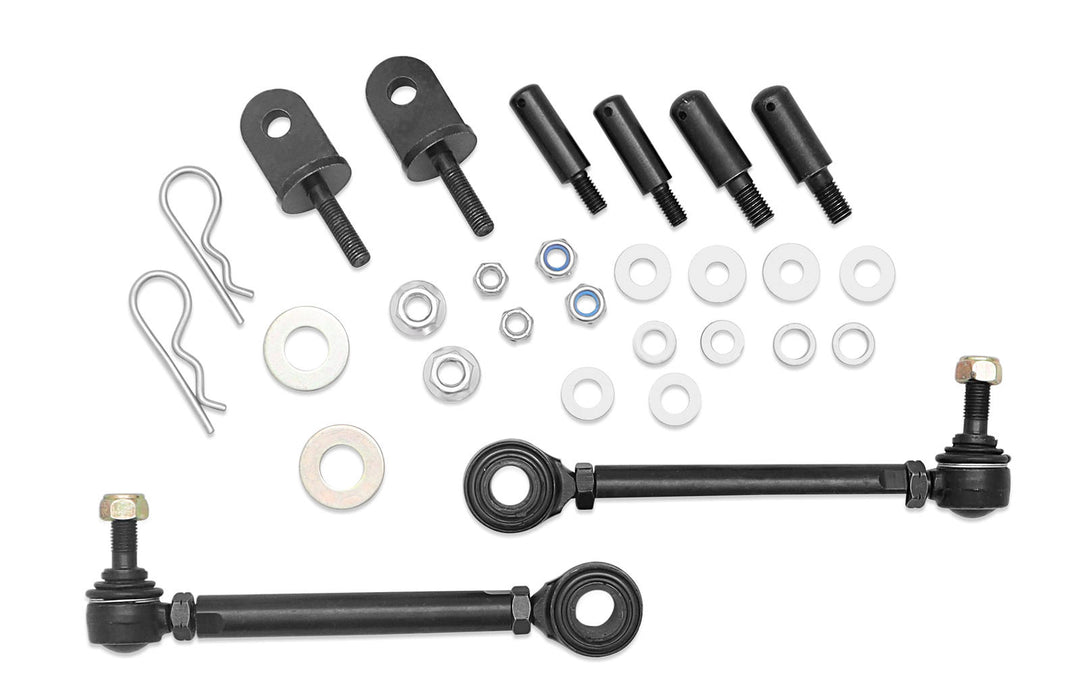 Fulcrum Suspensions Front Extended Heavy Duty Sway Bar Link with quick release to suit Jeep Wrangler TJ