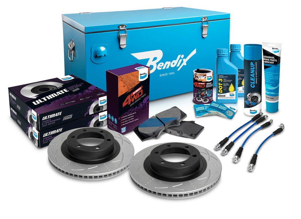 Fulcrum Suspensions Front 0" Brake Upgrade Kit to suit Toyota Prado 120 Series 2002-2010