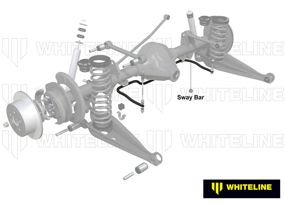 Fulcrum Suspensions Rear Sway Bar - 22mm 4 Point Adjustable to Suit Holden Commodore VB-VP and HSV