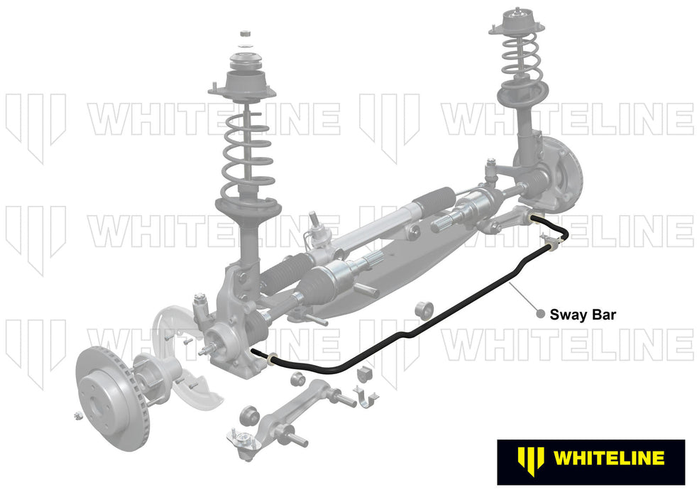 Fulcrum Suspensions Front Sway Bar - 24mm Non Adjustable to Suit Mazda RX-2, RX-3