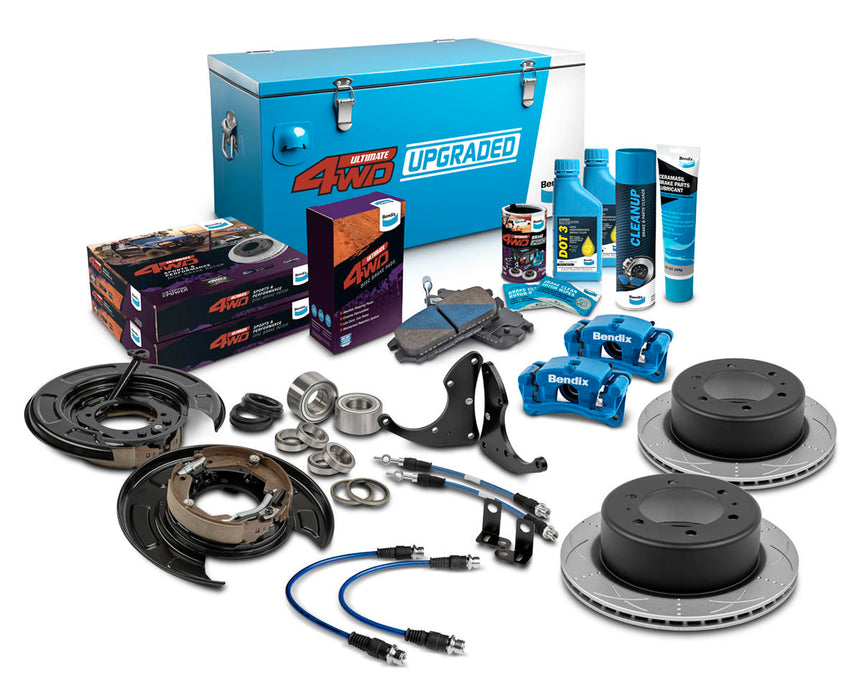 Fulcrum Suspensions Rear 0" 4WD Drum Upgrade Kit to suit Toyota Hilux KUN26 to 2008 & GGN25 08/2008-2015 requires 15" wheels or larger, with VSC