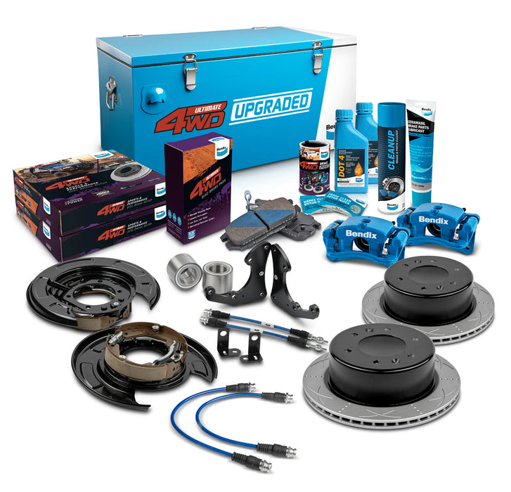 Fulcrum Suspensions Rear 0" Big Brake Upgrade Kit to suit Ford Ranger PX I, PX II & PX III with 15" or larger wheels