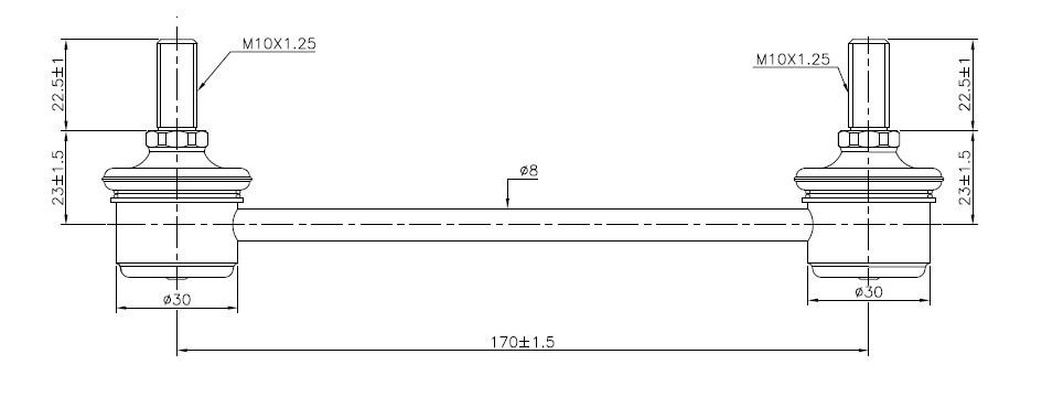 Fulcrum Suspensions Rear Sway Bar Link to suit Kia Ceed, Hyundai Elantra & i30