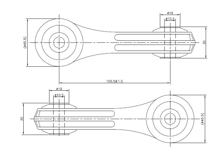 Fulcrum Suspensions Front Sway Bar Link to suit VAG